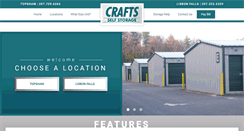 Desktop Screenshot of craftsselfstorage.com